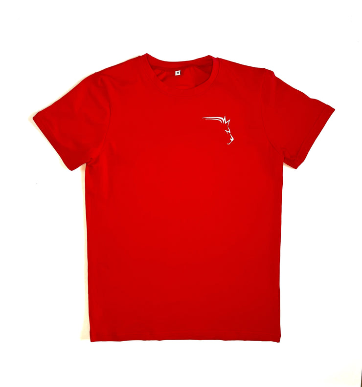 Fire Red Double Logo Shirt
